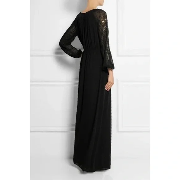 Altuzarra X Target Black Swiss Dot Maxi Dress - Picture 2 of 9
